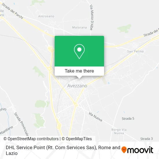 DHL Service Point (Rt. Com Services Sas) map
