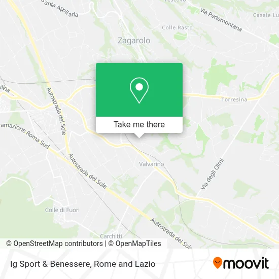Ig Sport & Benessere map