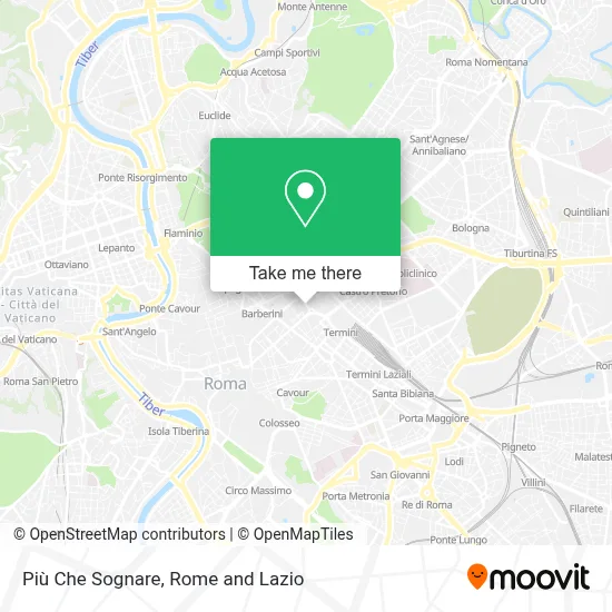 Più Che Sognare map