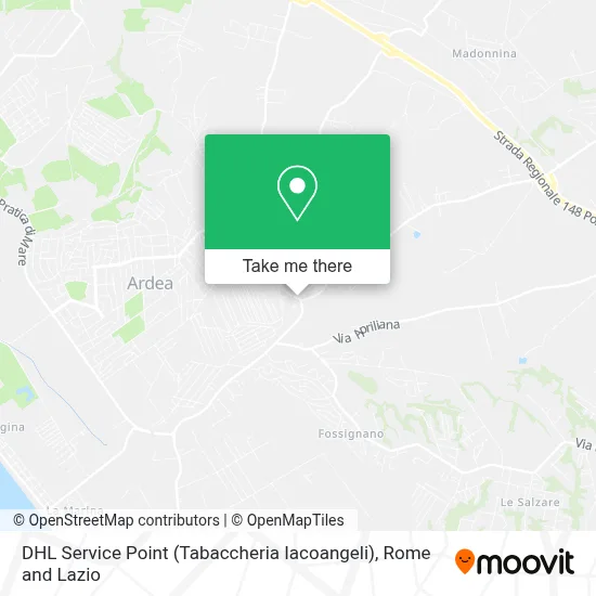 DHL Service Point (Tabaccheria Iacoangeli) map