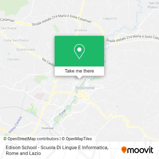 Edison School - Scuola Di Lingue E Informatica map