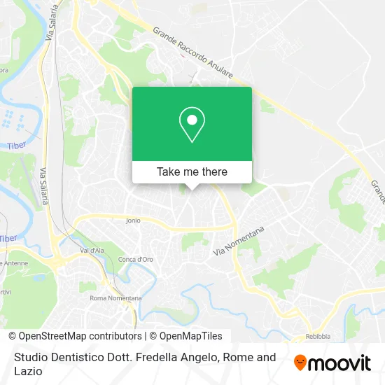 Studio Dentistico Dott. Fredella Angelo map