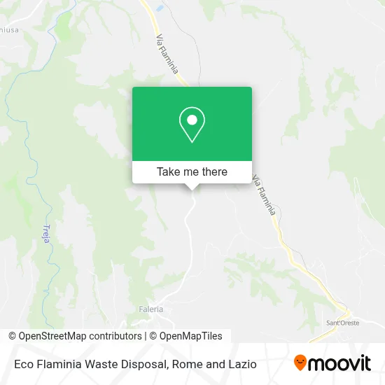 Eco Flaminia Waste Disposal map