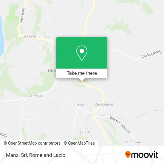 Manzi Srl map