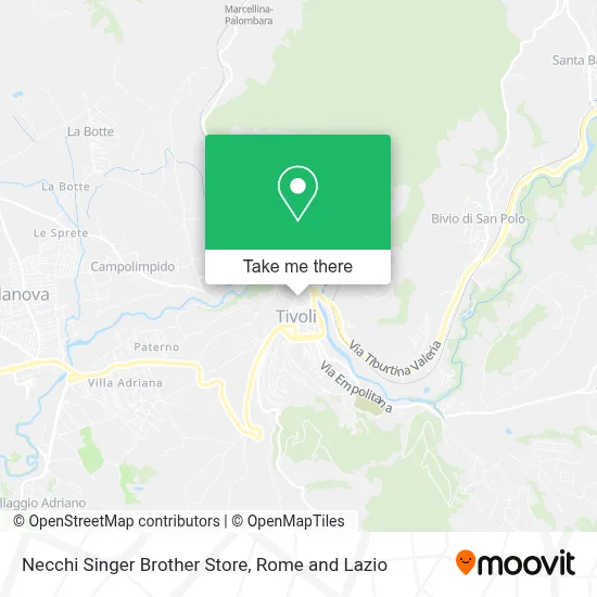 Necchi Singer Brother Store map
