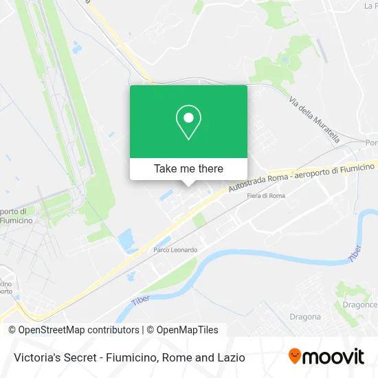 Victoria's Secret - Fiumicino map