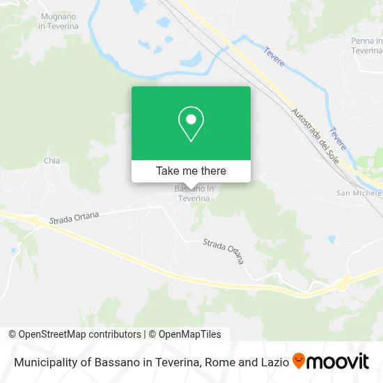 Municipality of Bassano in Teverina map
