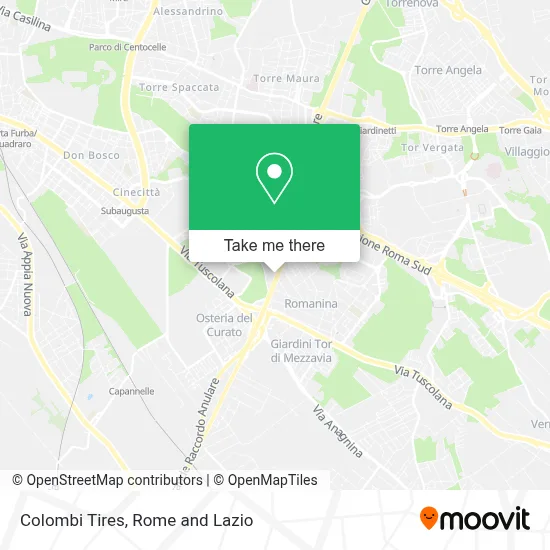 Colombi Tires map