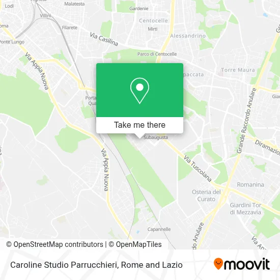 Caroline Studio Parrucchieri map