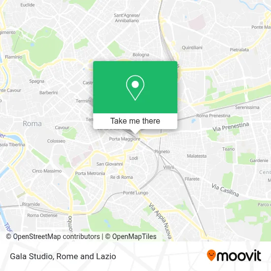 Gala Studio map