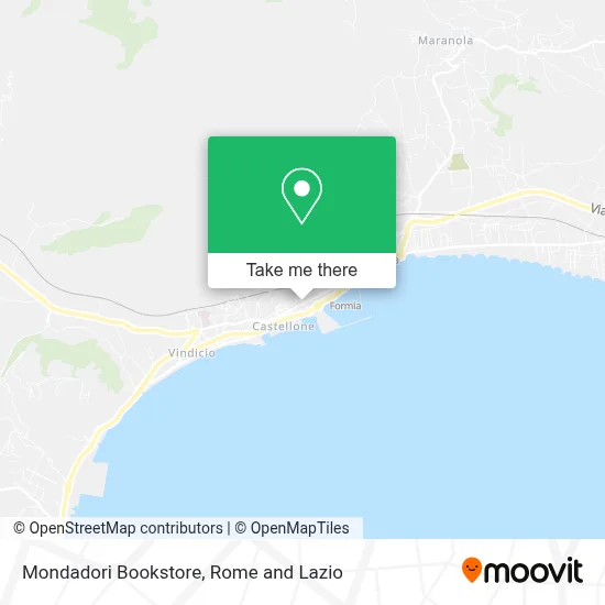 Mondadori Bookstore map