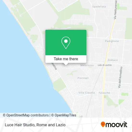 Luce Hair Studio map