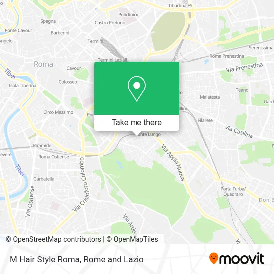M Hair Style Roma map