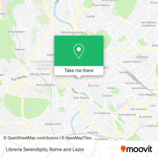 Libreria Serendipity map