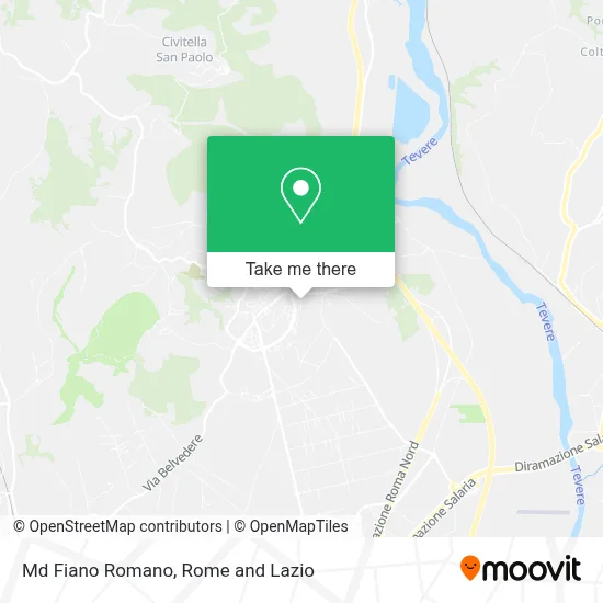 Md Fiano Romano map