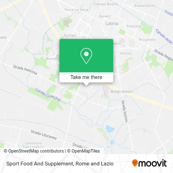 Sport Food And Supplement map