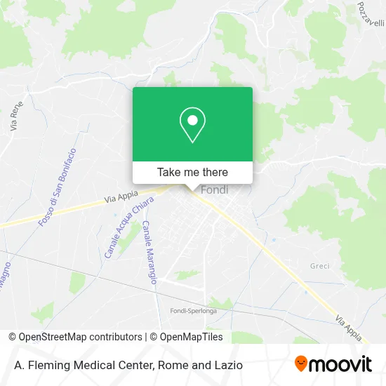 A. Fleming Medical Center map