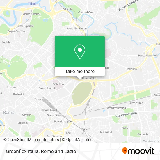 Greenflex Italia map