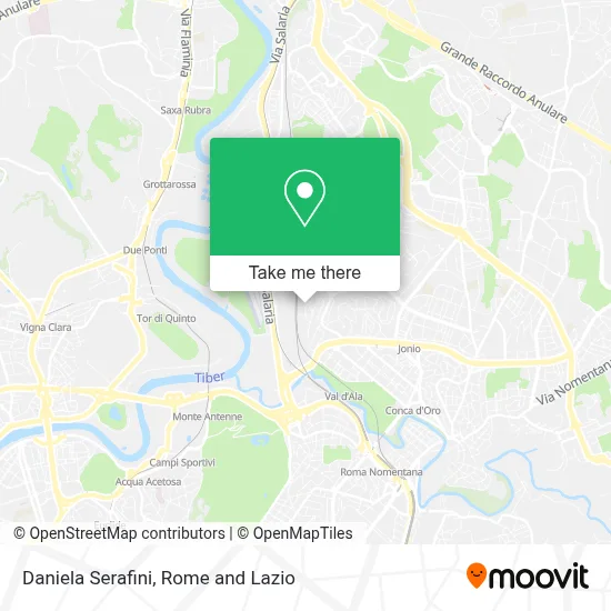 Daniela Serafini map
