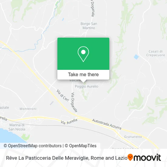 Rêve  La Pasticceria Delle Meraviglie map