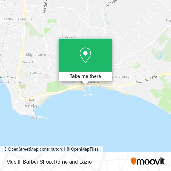 Musilli Barber Shop map