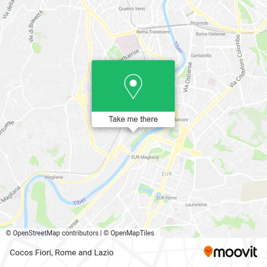 Cocos Fiori map