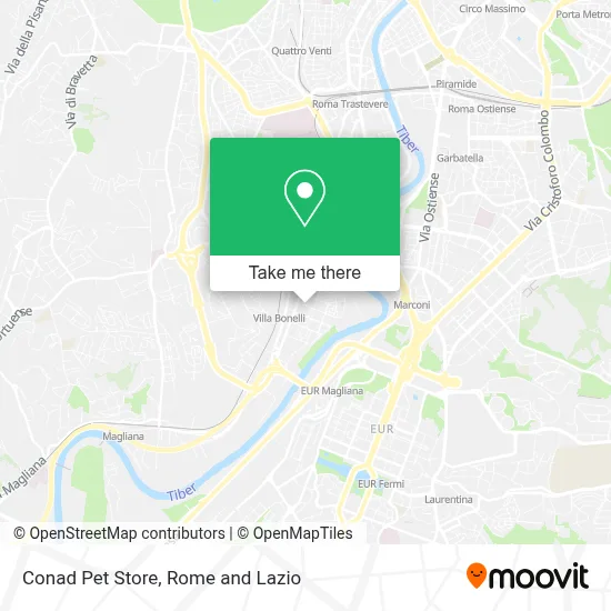 Conad Pet Store map
