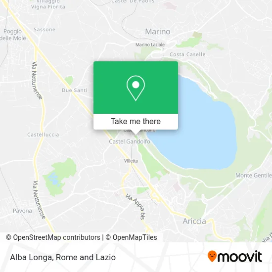 Alba Longa map