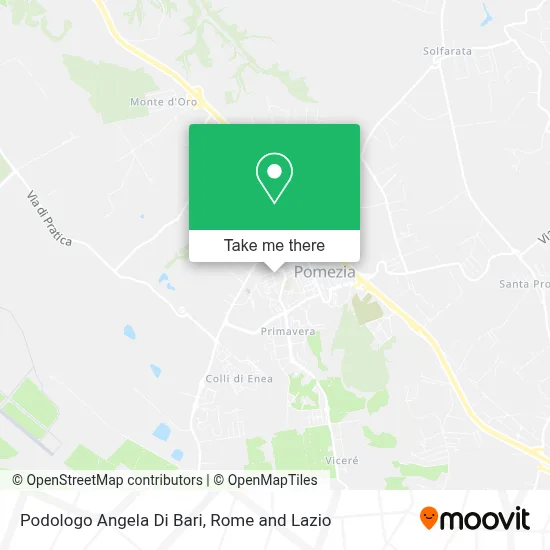 Podologo Angela Di Bari map