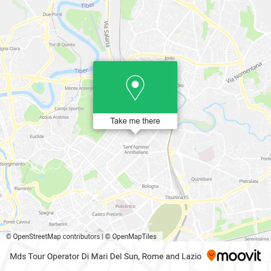 Mds Tour Operator Di Mari Del Sun map