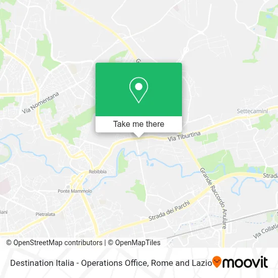 Destination Italia - Operations Office map