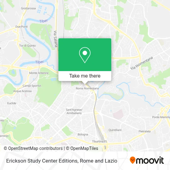 Erickson Study Center Editions map