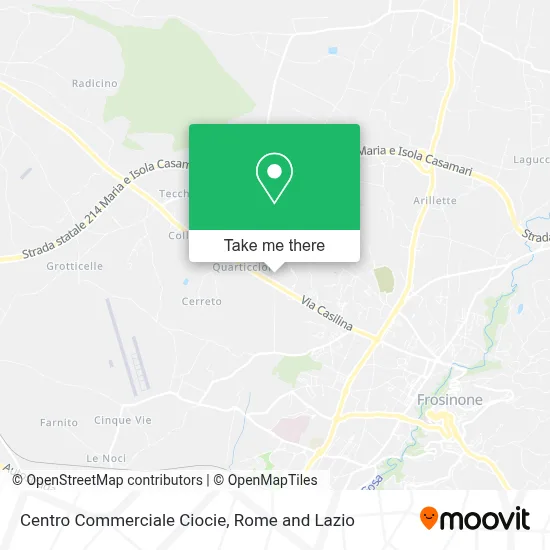Centro Commerciale Ciocie map