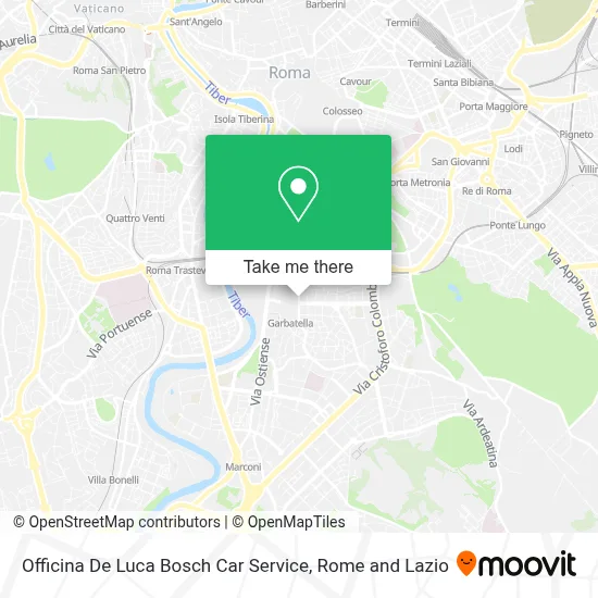 Officina De Luca Bosch Car Service map