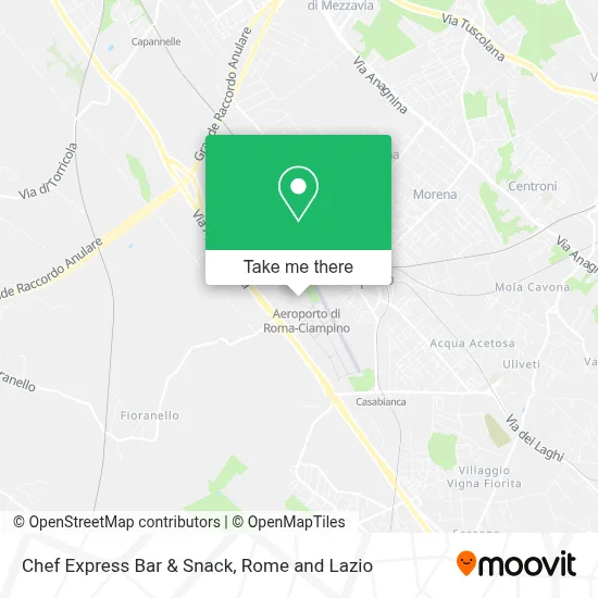 Chef Express Bar & Snack map