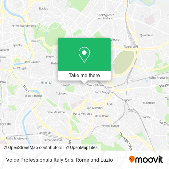 Voice Professionals Italy Srls map