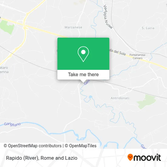 Rapido (River) map