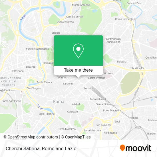 Cherchi Sabrina map
