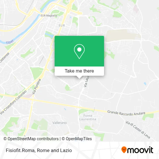 Fisiofit.Roma map