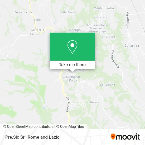 Pre.Sic Srl map