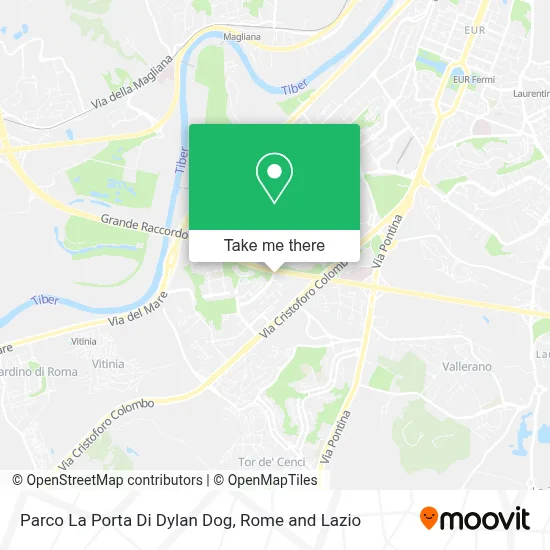 Parco La Porta Di Dylan Dog map