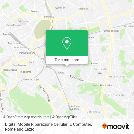 Digital Mobile Riparazione Cellulari E Computer map