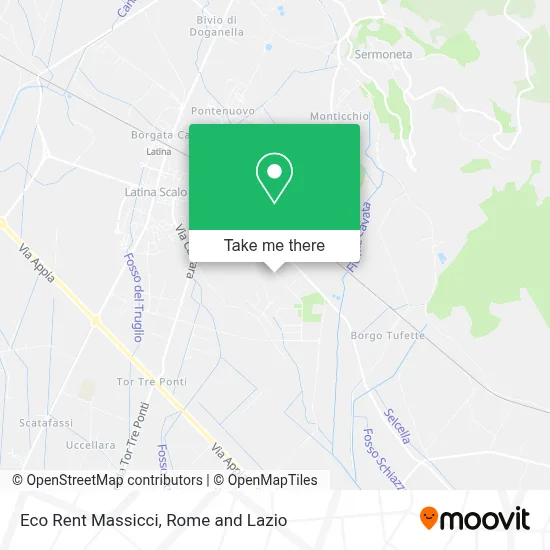 Eco Rent Massicci map
