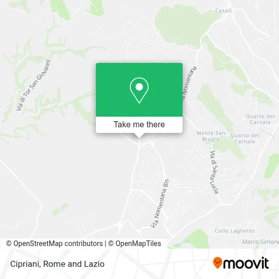 Cipriani map