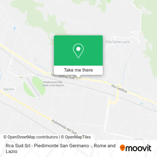 Rca Sud Srl - Piedimonte San Germano - map