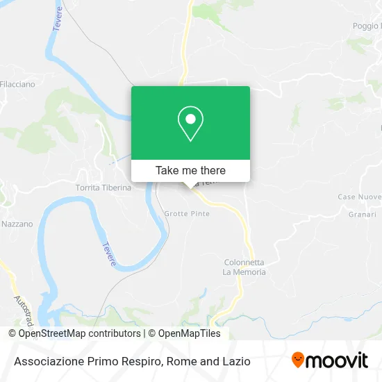 Associazione Primo Respiro map