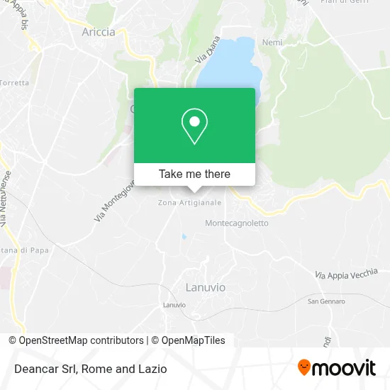 Deancar Srl map