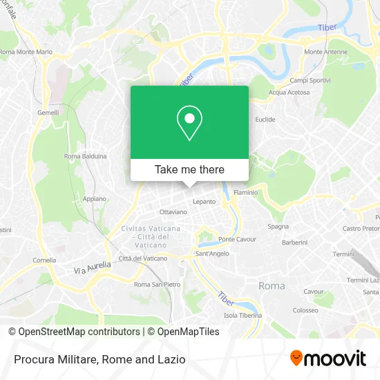 Procura Militare map