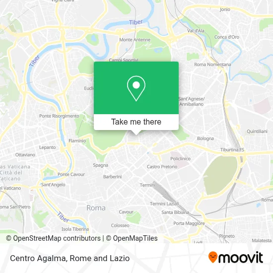Centro Agalma map