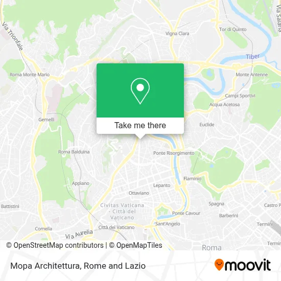Mopa Architettura map